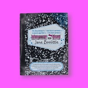 Monster High Jane Boolittle First Wave Replacement Diary Journal